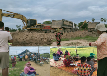 ពលរដ្ឋបោះតង់ដេកយាមមិនឱ្យក្រុមហ៊ុនព្រលានយន្ដហោះថ្មីឈូសឆាយដីធ្លីមានជម្លោះ