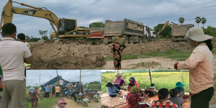 ពលរដ្ឋបោះតង់ដេកយាមមិនឱ្យក្រុមហ៊ុនព្រលានយន្ដហោះថ្មីឈូសឆាយដីធ្លីមានជម្លោះ