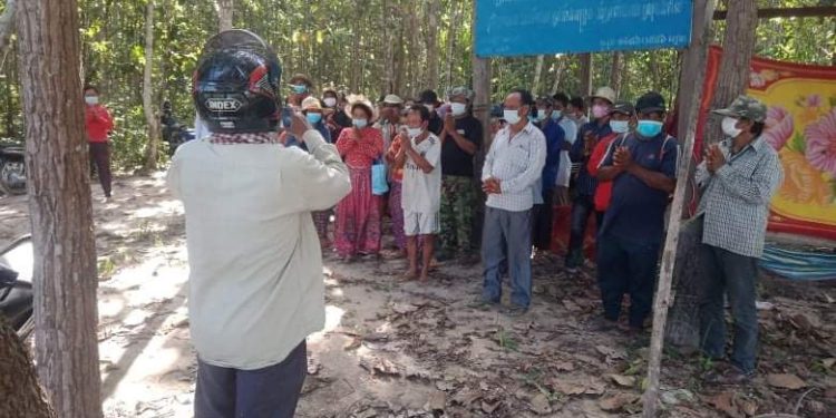 ប្រជាសហគមន៍ឧត្ដមស្រែខ្ពស់នៅតែបន្ដការពារព្រៃឈើទោះមានការគំរាមកំហែង