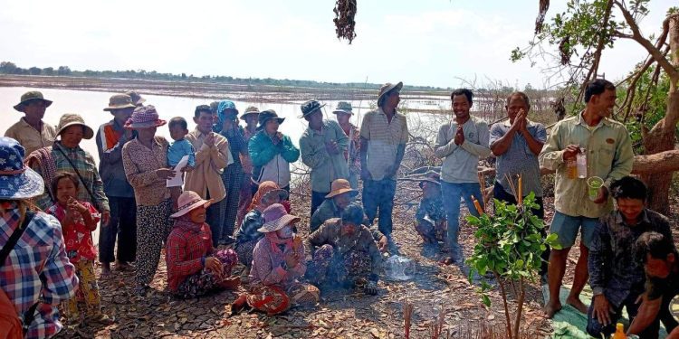 កសិករនៅស្រុកកំពង់លែងស្នើអាជ្ញាធរកាត់ឆ្វៀលដីតំបន់៣នៃបឹងទន្លេសាបឱ្យពួកគាត់ធ្វើស្រែចម្ការវិញ